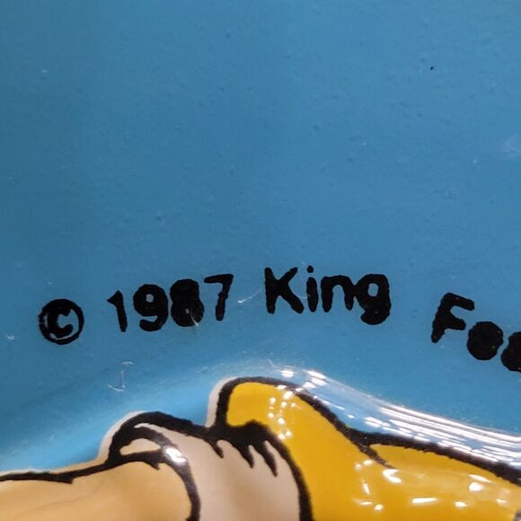 Vtg Popeye And Son A New Generation Yellow Plastic Lunch Box With Thermos - Picture 7 of 7